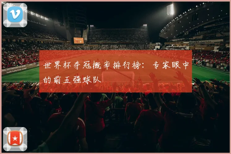 世界杯夺冠概率排行榜：专家眼中的前五强球队